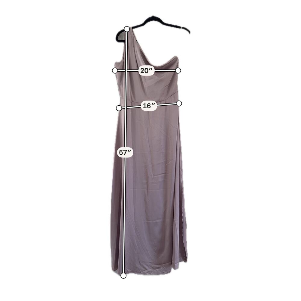 Beautiful Purple Dress By Nicole Miller Size Medium - Picture 3 of 6